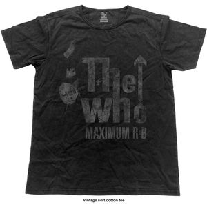 The Who | Max R&B Unisex Vintage T-Shirt - Special Order Small S Black Band